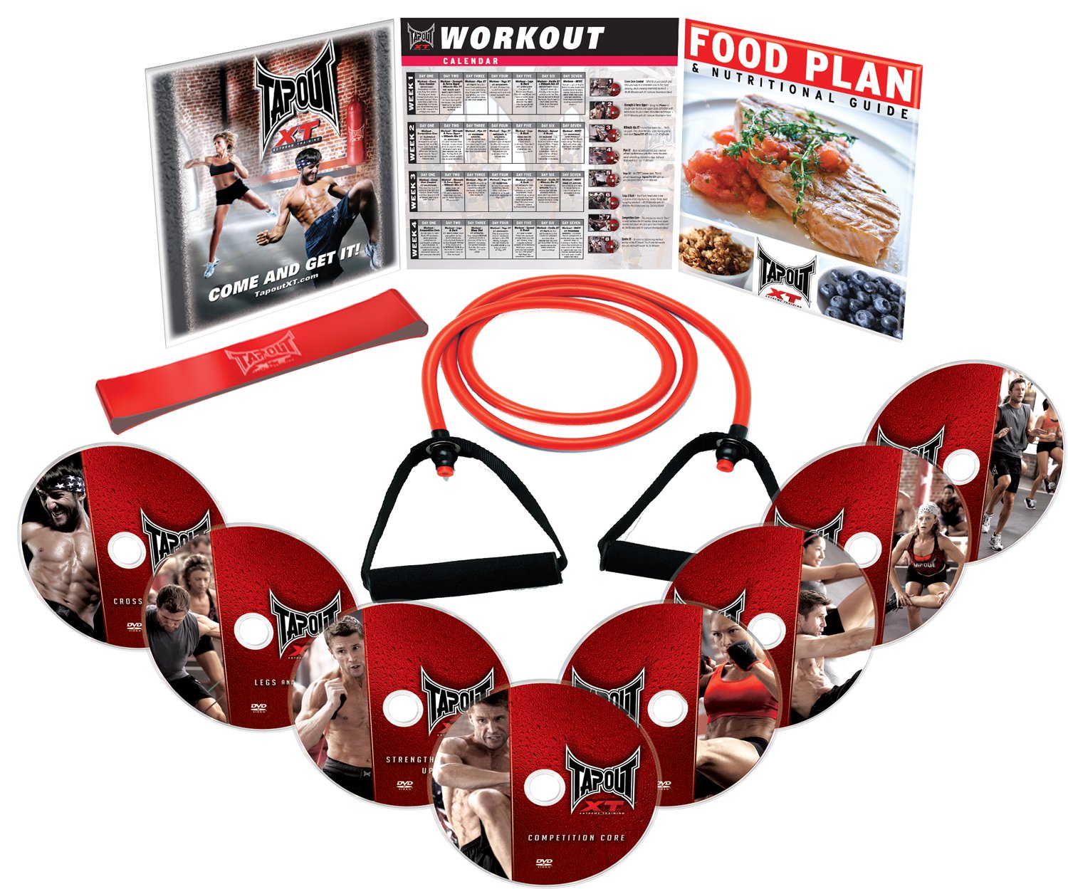 Tapout Xt Tv Specialレッグバンド１+　DVD12枚のセット Tapout Xt Tv Specialレッグバンド1+ DVD12枚のセット TapouT